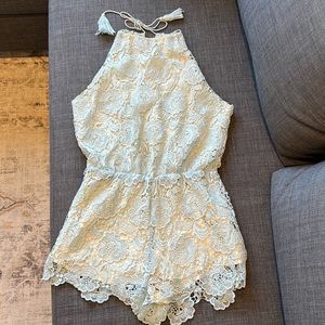 Light blue romper